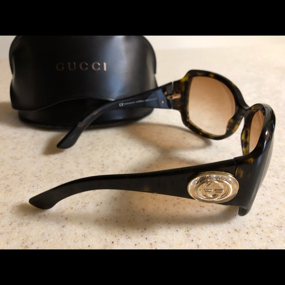 Gucci Accessories - Big & Bold Gucci Havana/Tortoise Sunglasses